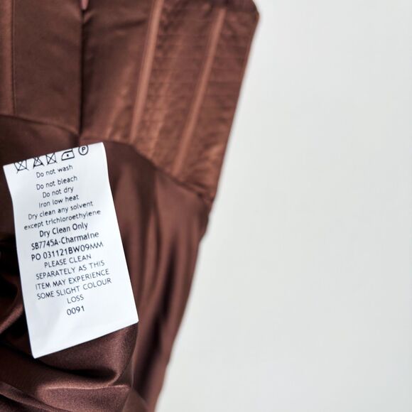 House of CB Myrna Satin Corset Midi Dress - Picture 2 of 9